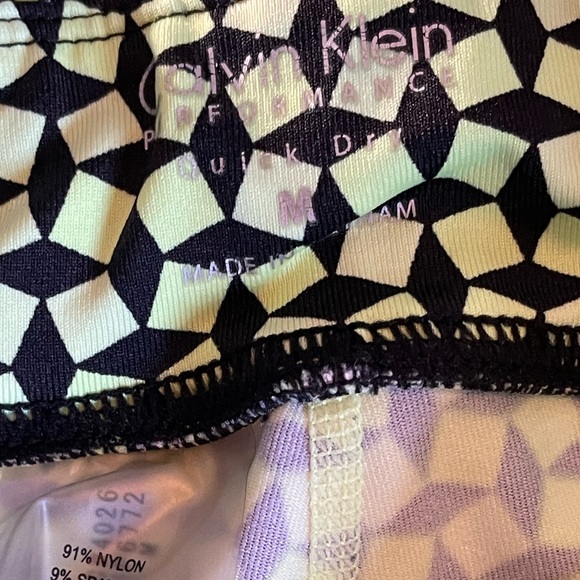 Green yellow ombré running tights - Picture 2 of 2